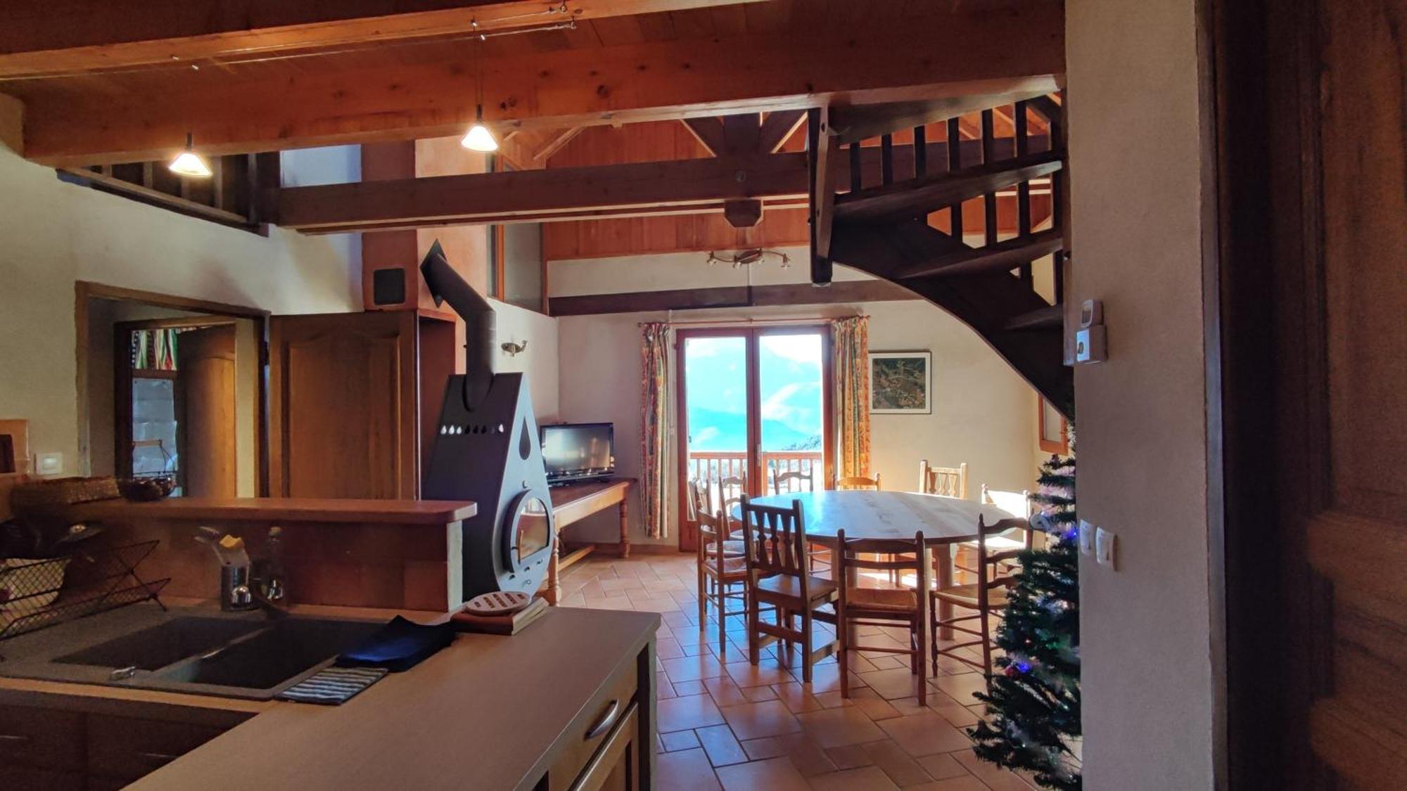 Chalet Mounette Ski Sauna Lac Embrun Puy-Sanieres Экстерьер фото
